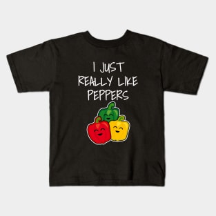 I just really like peppers Kids T-Shirt